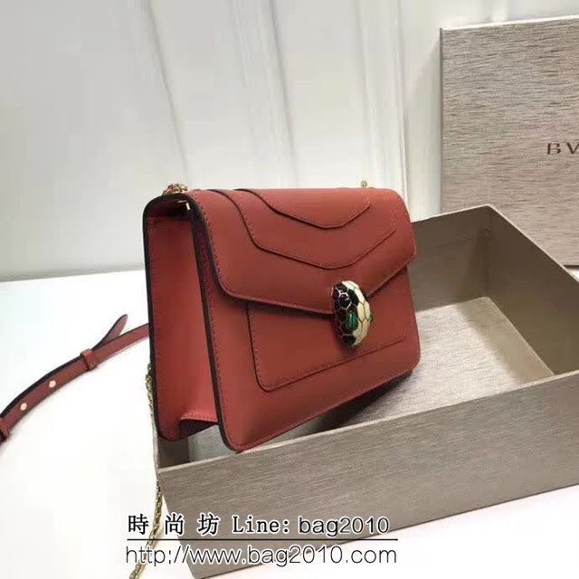 BVLGARI寶格麗 專櫃新款 蛇頭扣環 單層蛇頭包 鏈條單肩斜挎包 B39174 FYD1324